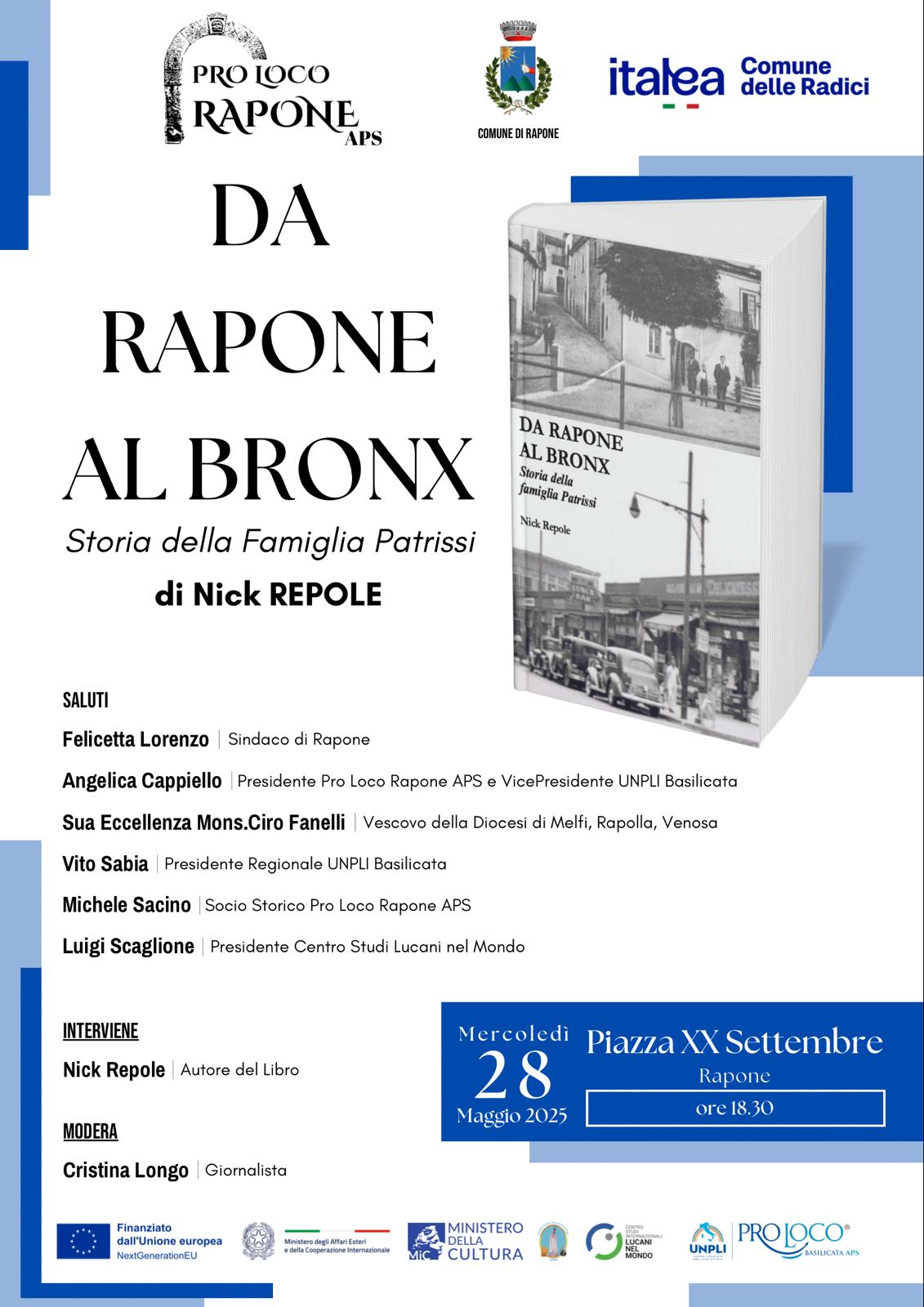 "Da Rapone al Bronx" - Storia della Famiglia Patrissi di Nick Repole