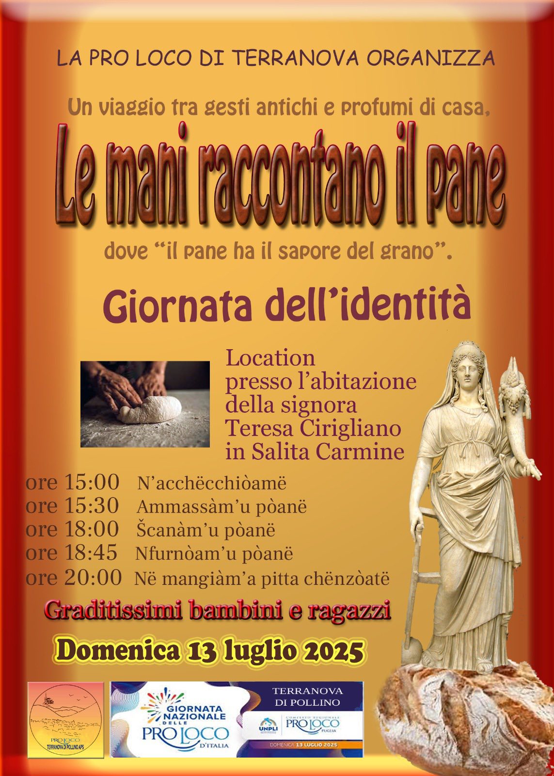 Giornata dell'identità - Le Mani raccontano il pane