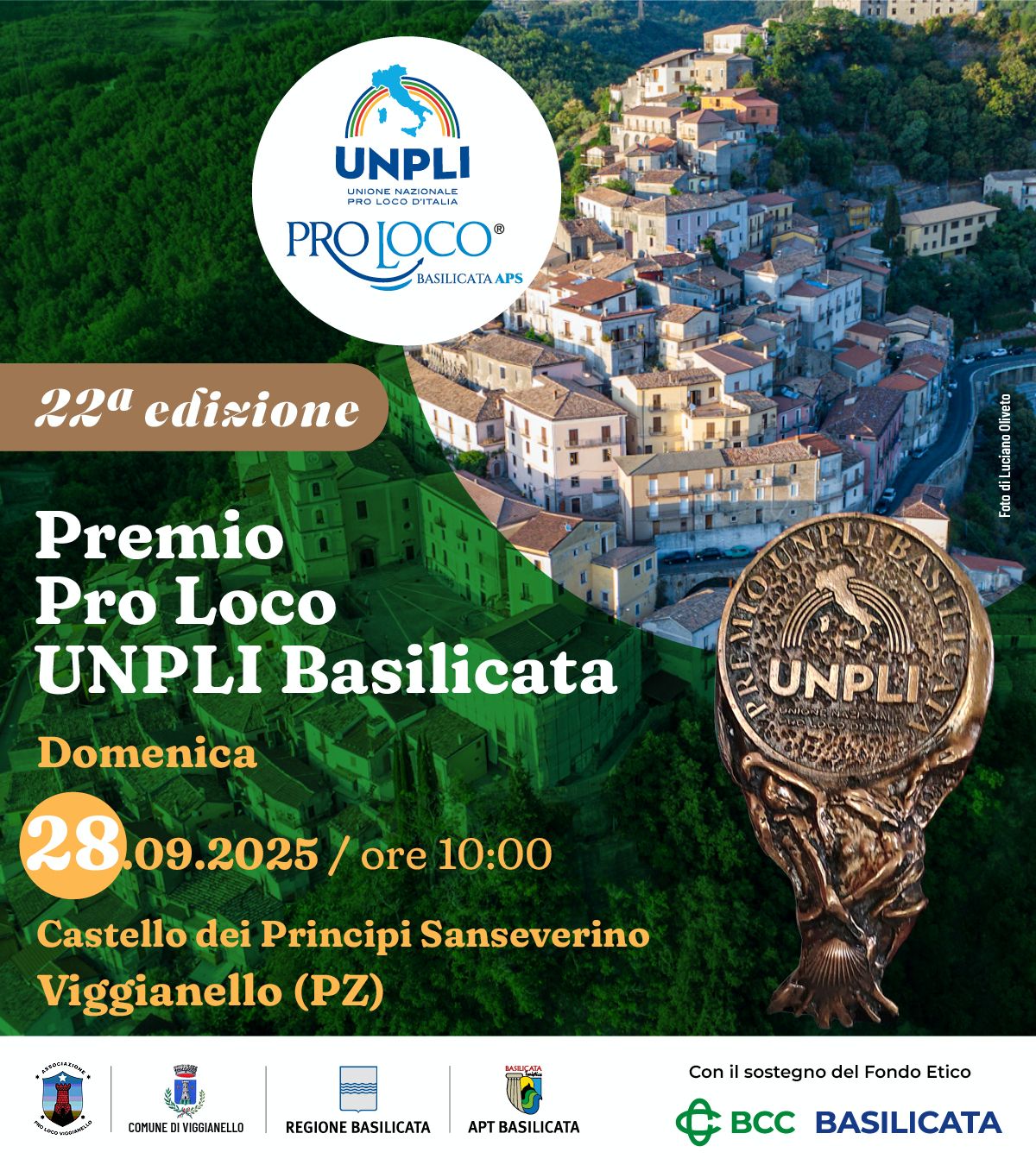 Cerimionia Premio Pro Loco UNPLI Basilicata 2025