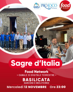 Scopri di più sull'articolo “Sagre d’Italia”: In onda su Food Network mercoledì 12 novembre alle 23 la puntata dedicata alla Basilicata