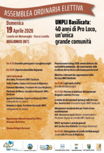 Scopri di più sull'articolo UNPLI Basilicata: 40 anni di Pro Loco, un’unica grande comunità